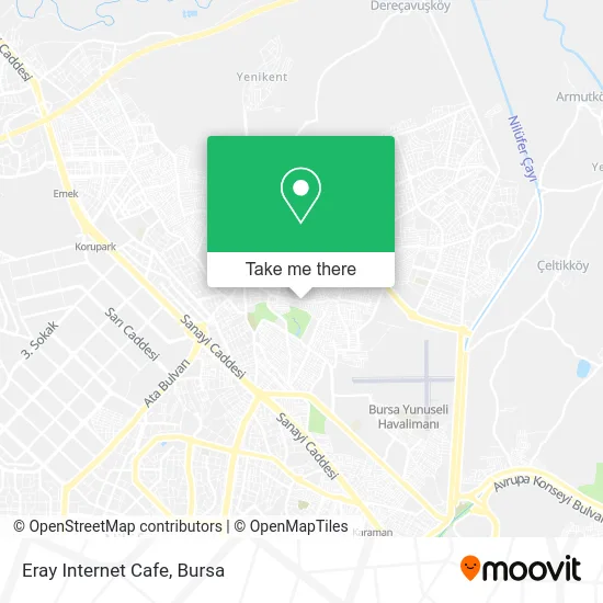 Eray Internet Cafe map