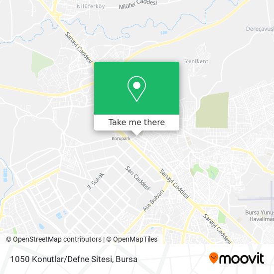 1050 Konutlar/Defne Sitesi map
