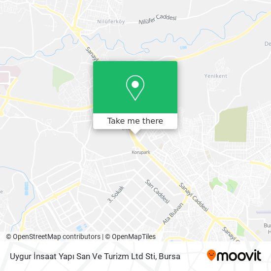 Uygur İnsaat Yapı San Ve Turizm Ltd Sti map