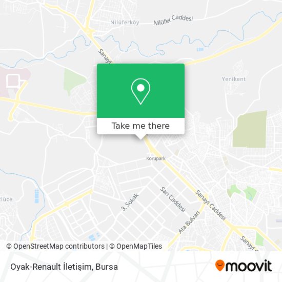 Oyak-Renault İletişim map