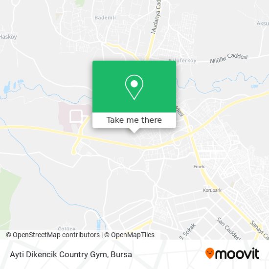 Ayti Dikencik Country Gym map