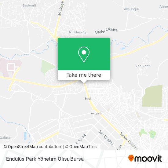 Endülüs Park Yönetim Ofisi map