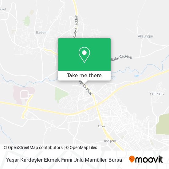 Yaşar Kardeşler Ekmek Fırını Unlu Mamüller map