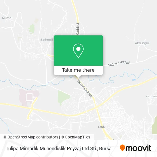 Tulipa Mimarlık Mühendislik Peyzaj Ltd.Şti. map