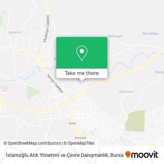 İslamoğlu Atık Yönetimi ve Çevre Danışmanlık map