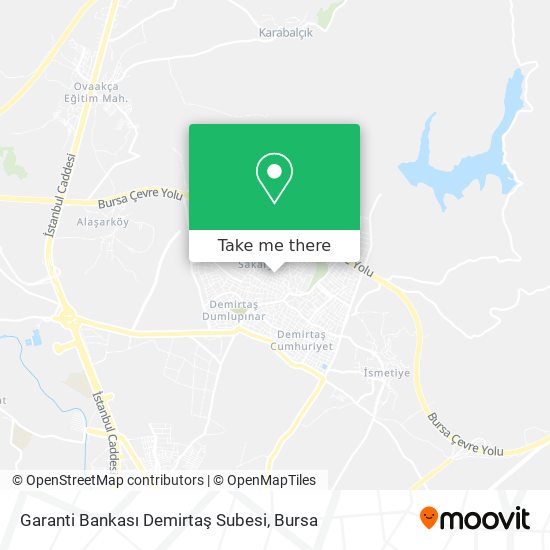 Garanti Bankası Demirtaş Subesi map