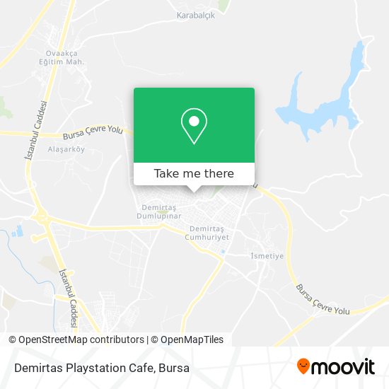 Demirtas Playstation Cafe map