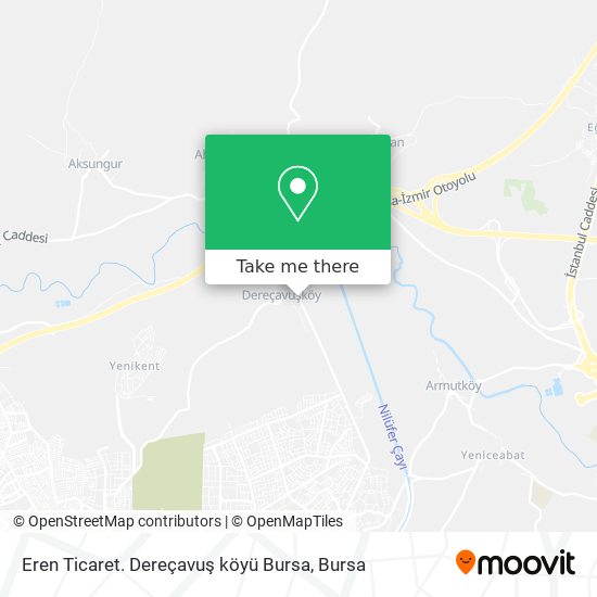 Eren Ticaret. Dereçavuş köyü Bursa map