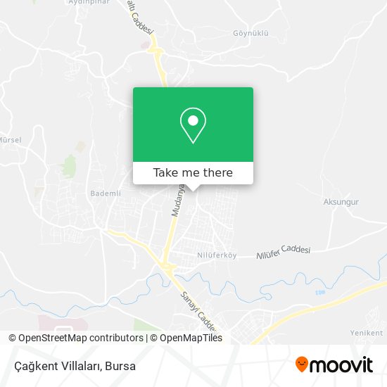 Çağkent Villaları map