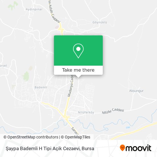 Şaypa Bademli H Tipi Açik Cezaevi map