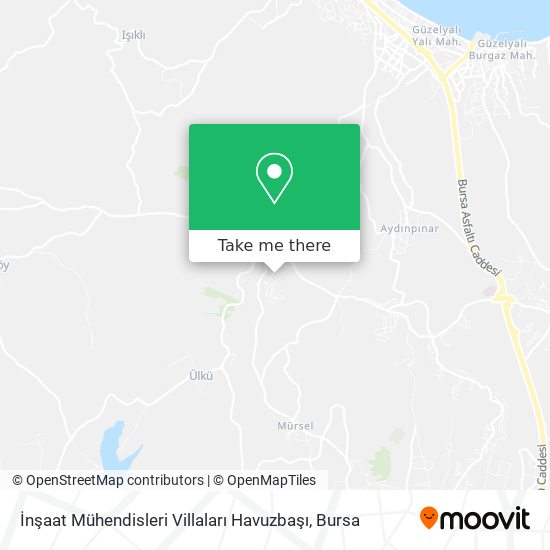 İnşaat Mühendisleri Villaları Havuzbaşı map