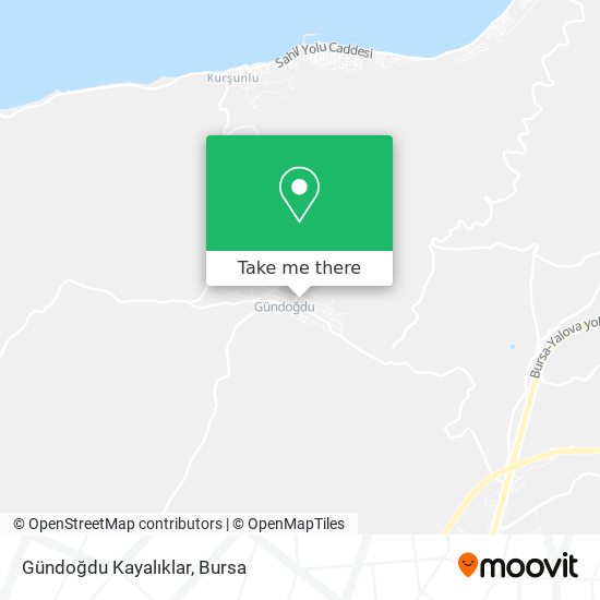 Gündoğdu Kayalıklar map