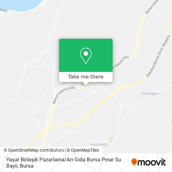 Yaşar Birleşik Pazarlama / Arı Gıda Bursa Pınar Su Bayii map