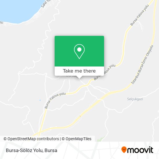 Bursa-Sölöz Yolu map