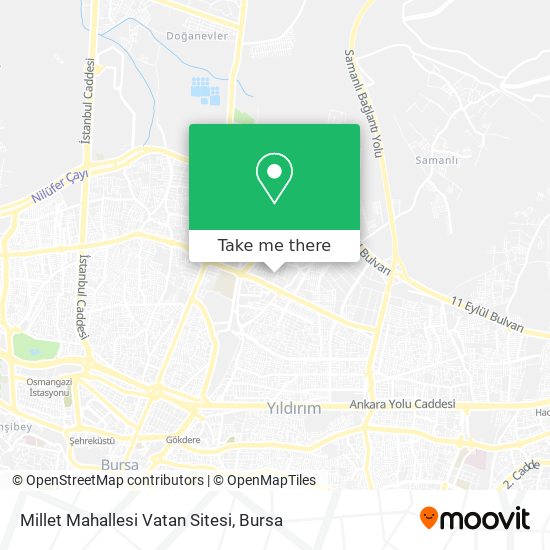 Millet Mahallesi Vatan Sitesi map