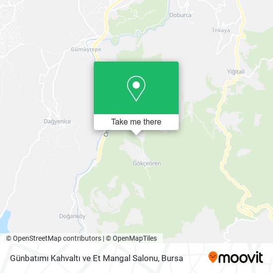 Günbatımı Kahvaltı ve Et Mangal Salonu map
