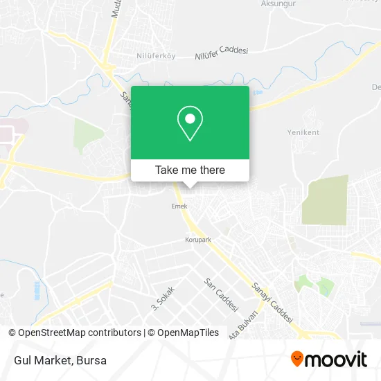 Gul Market map