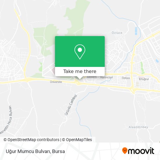 Uğur Mumcu Bulvarı map