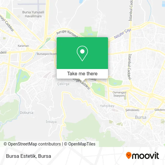 Bursa Estetik map