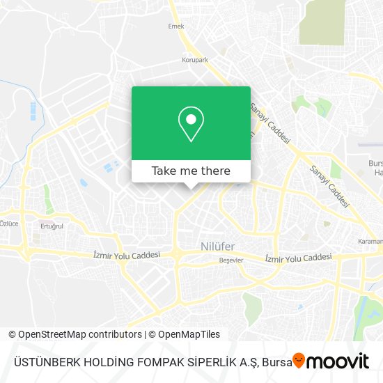 ÜSTÜNBERK HOLDİNG FOMPAK SİPERLİK A.Ş map