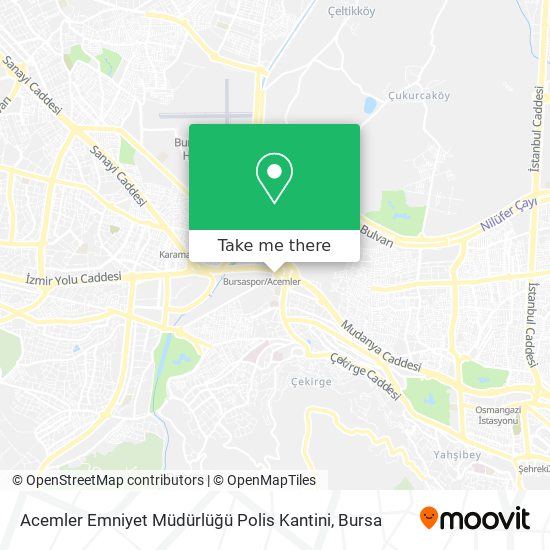 Acemler Emniyet Müdürlüğü Polis Kantini map