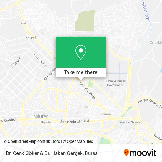 Dr. Cenk Göker & Dr. Hakan Gerçek map