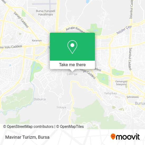 Mavinar Turizm map