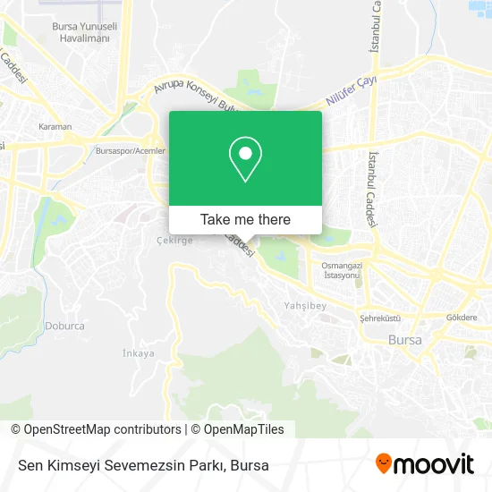 Sen Kimseyi Sevemezsin Parkı map