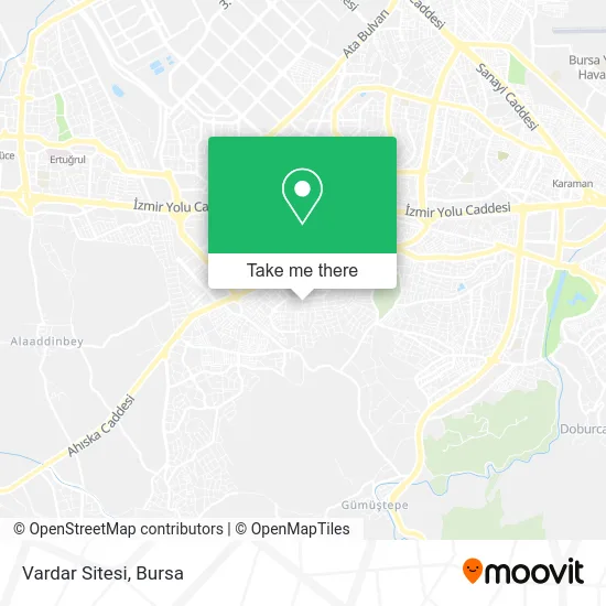 Vardar Sitesi map
