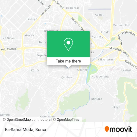 Es-Sahra Moda map