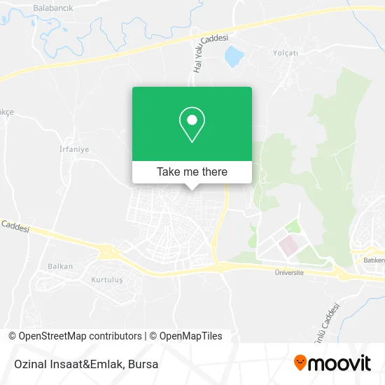 Ozinal Insaat&Emlak map