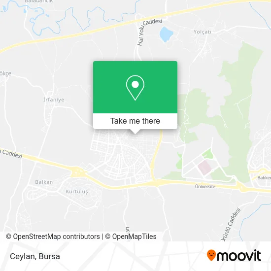 Ceylan map