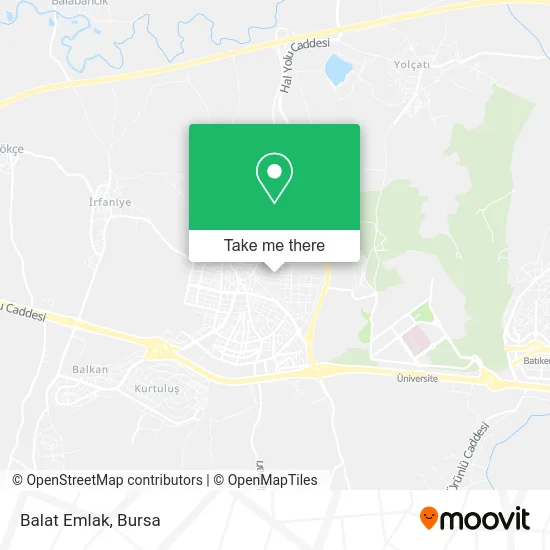 Balat Emlak map