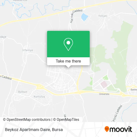 Beykoz Apartmanı Daire map