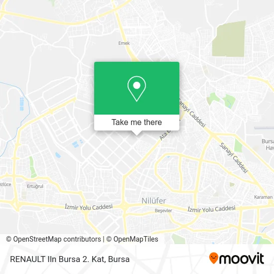 RENAULT Iln Bursa 2. Kat map