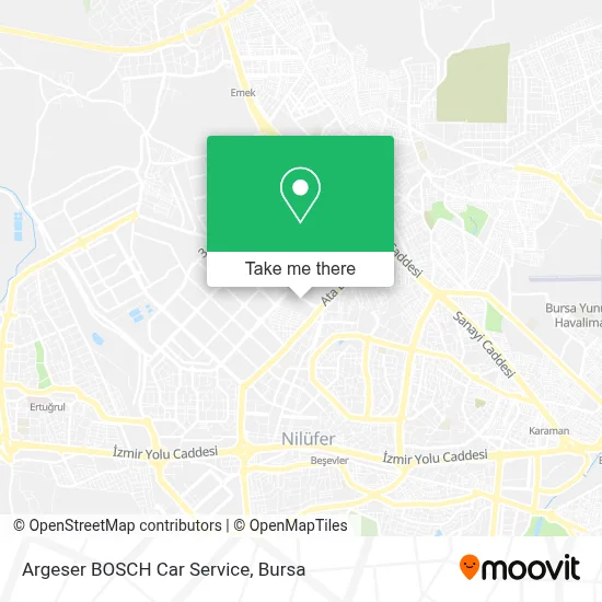 Argeser BOSCH Car Service map