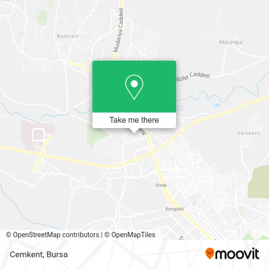 Cemkent map