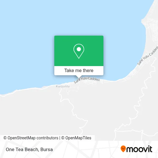One Tea Beach map