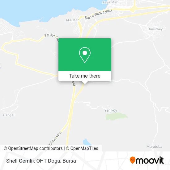 Shell Gemlik OHT Doğu map