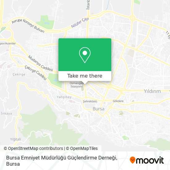 Bursa Emniyet Müdürlüğü Güçlendirme Derneği map