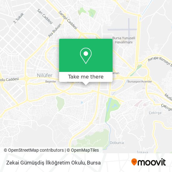 Zekai Gümüşdiş İlköğretim Okulu map