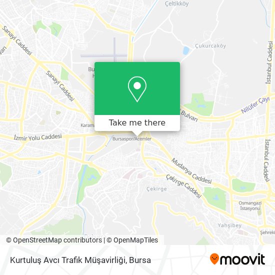 Kurtuluş Avcı Trafik Müşavirliği map