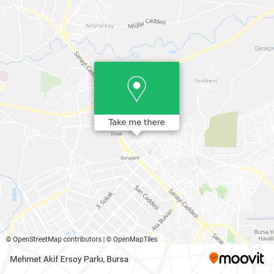 Mehmet Akif Ersoy Parkı map