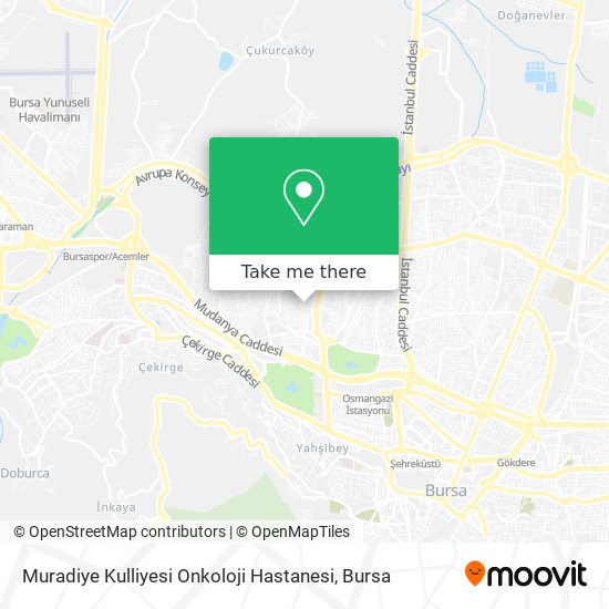 Muradiye Kulliyesi Onkoloji Hastanesi map