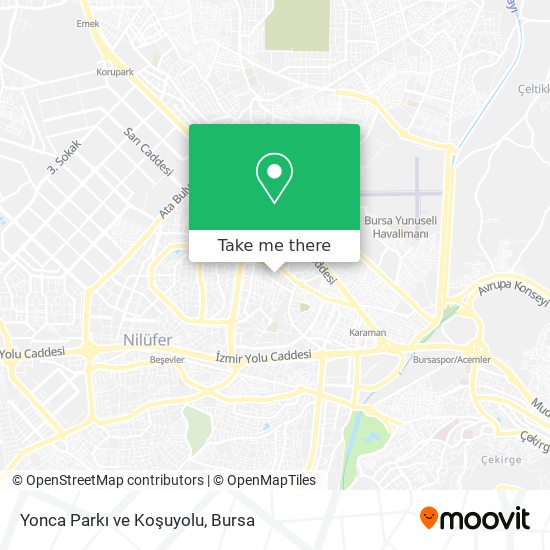 Yonca Parkı ve Koşuyolu map