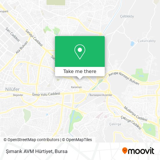 Şımarık AVM Hürtiyet map