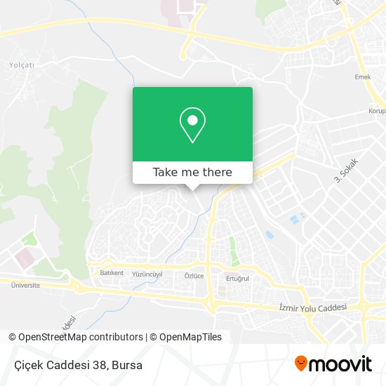 Çiçek Caddesi 38 map