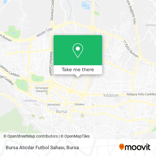 Bursa Atıcılar Futbol Sahası map