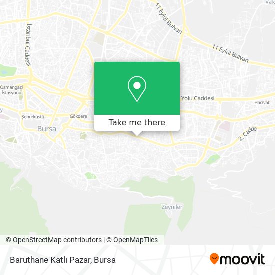 Baruthane Katlı Pazar map