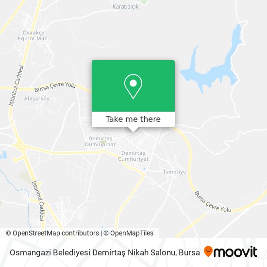 Osmangazi Belediyesi Demirtaş Nikah Salonu map